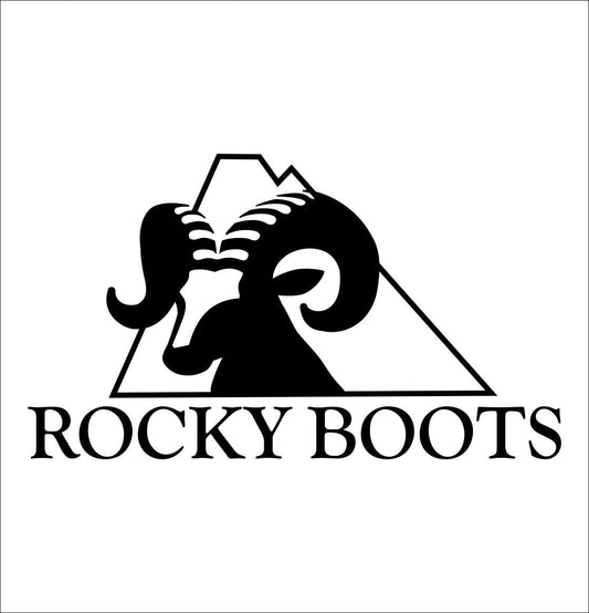 rocky boots  decal, sticker, hunting fishing decal, car sticker b