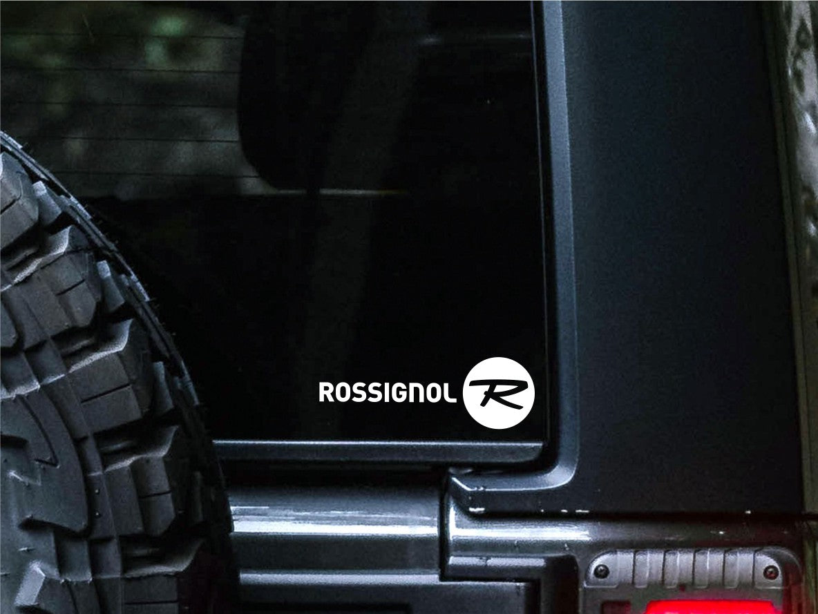 Rossignol decal, ski snowboard decal, car decal sticker
