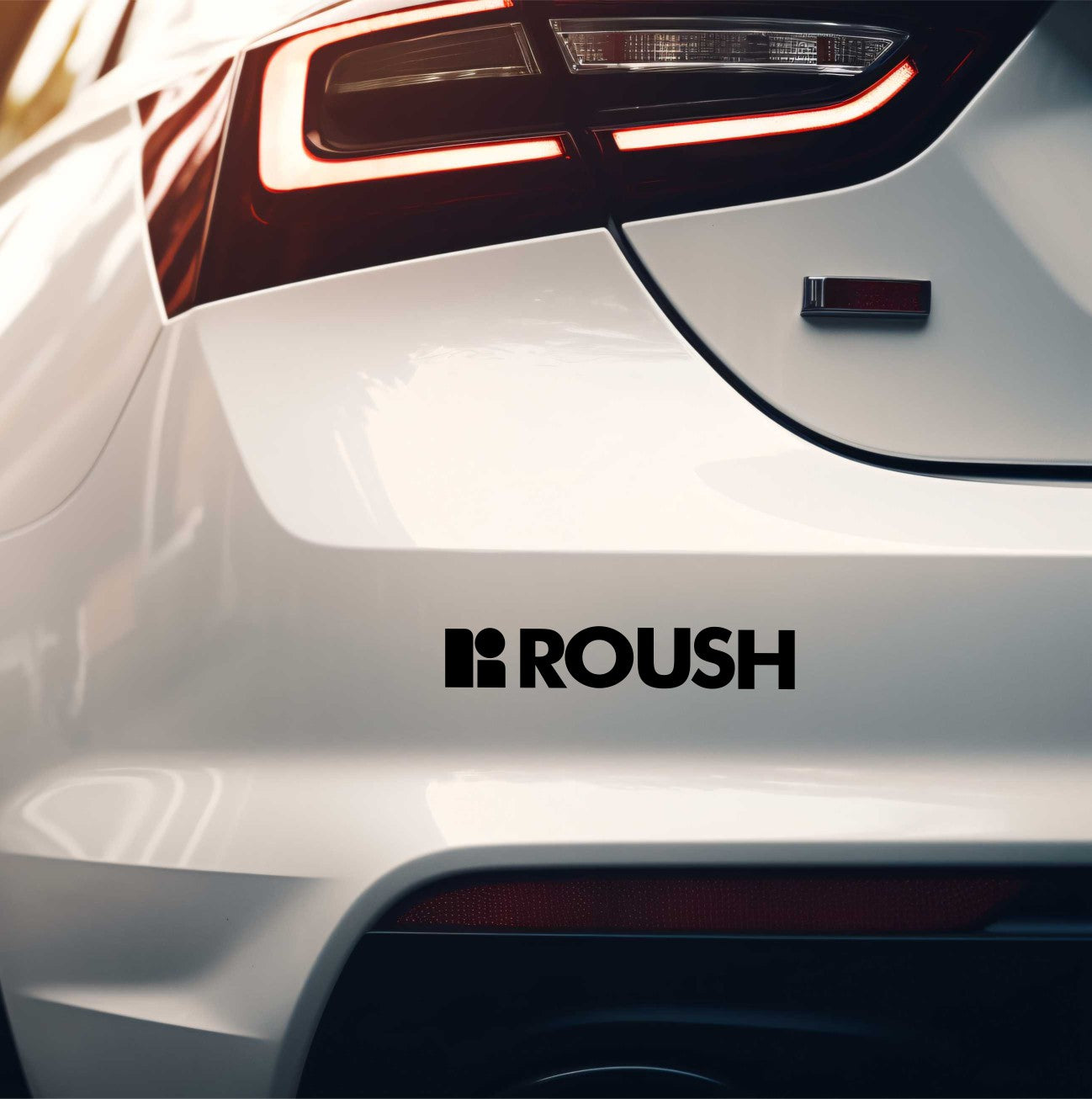 Roush decal, sticker
