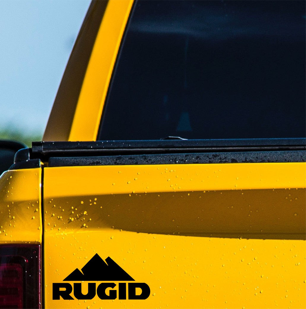 rugid decal, sticker, hunting fishing decal, car sticker