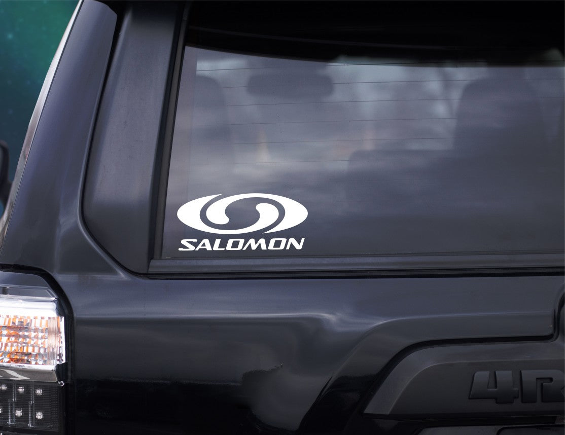 salomon decal, ski decal, car decal sticker