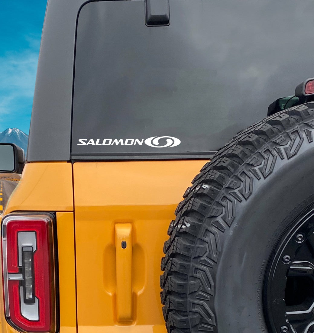 salomon decal, ski decal, car decal sticker