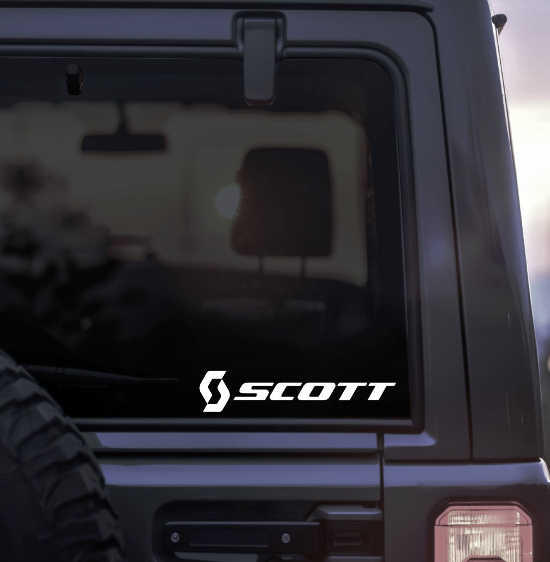 Scott Sports decal, ski snowboard decal, car decal sticker