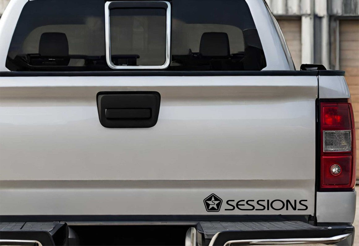 Sessions MFG decal, sticker, ski snowboard decal