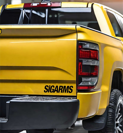 Sigarms decal, sticker, firearm decal