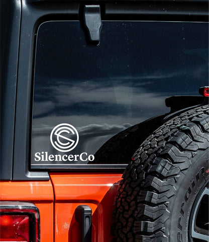 SilencerCo decal, firearm decal, car decal sticker