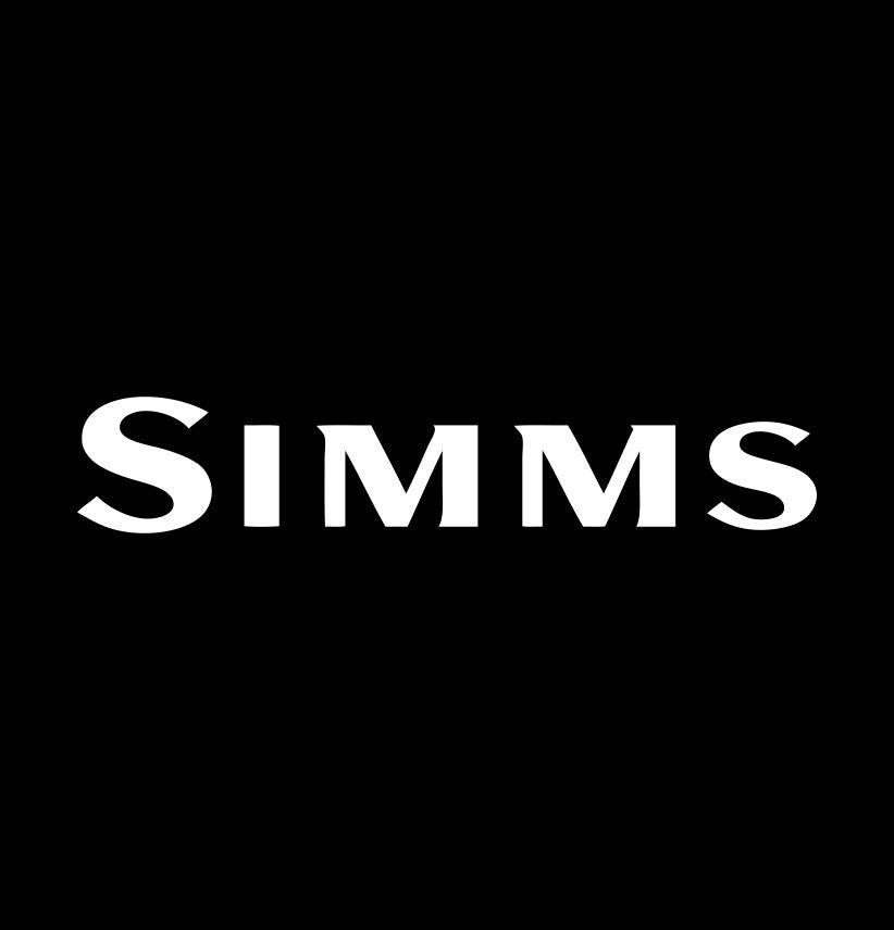 simms decal, sticker, hunting fishing decal, car sticker 