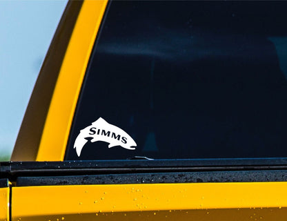 simms decal, sticker, hunting fishing decal, car sticker c