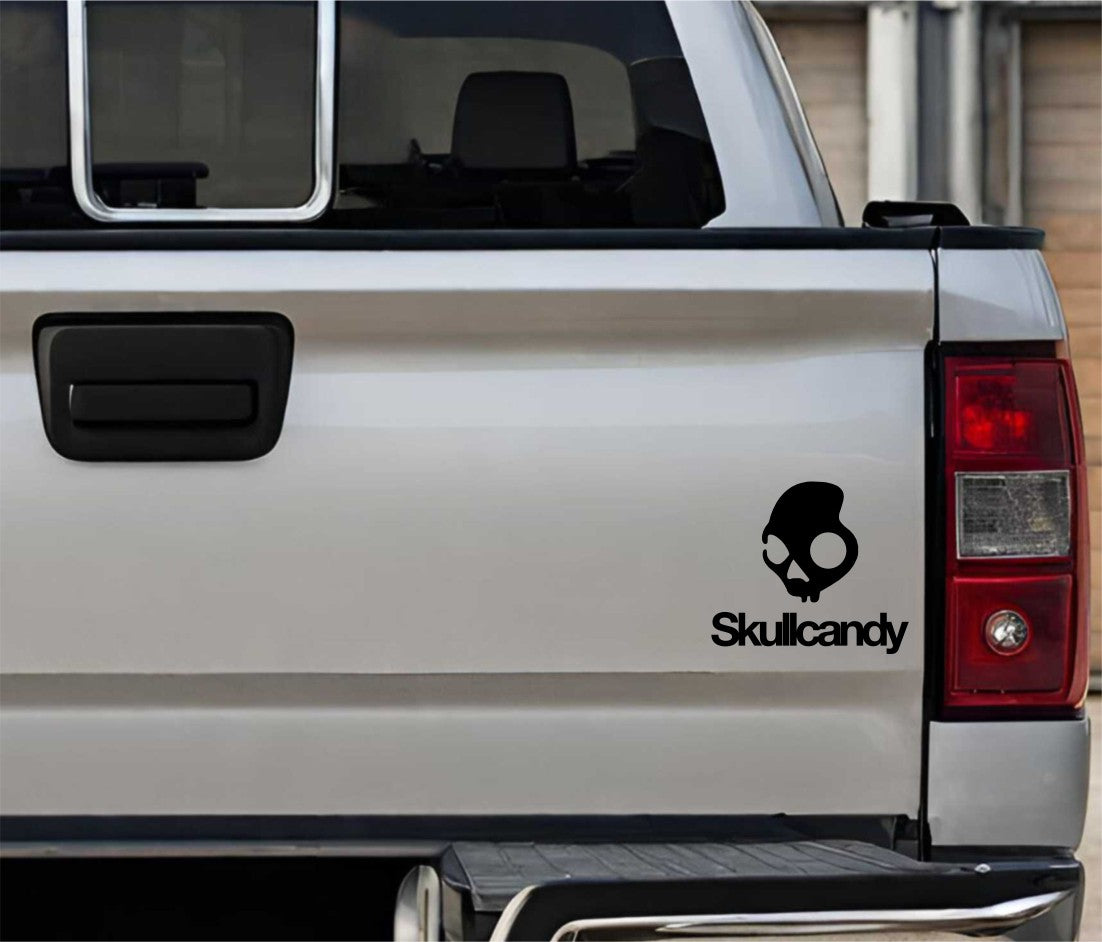 Skullcandy decal, sticker, ski snowboard decal b
