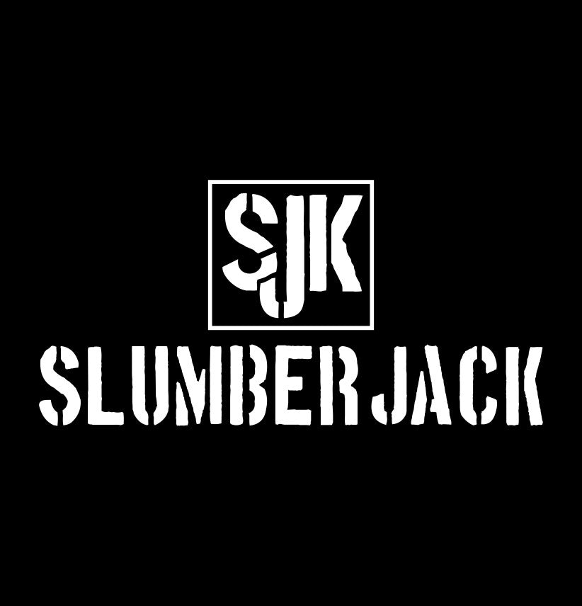 slumberjack decal, sticker, hunting fishing decal, car sticker b