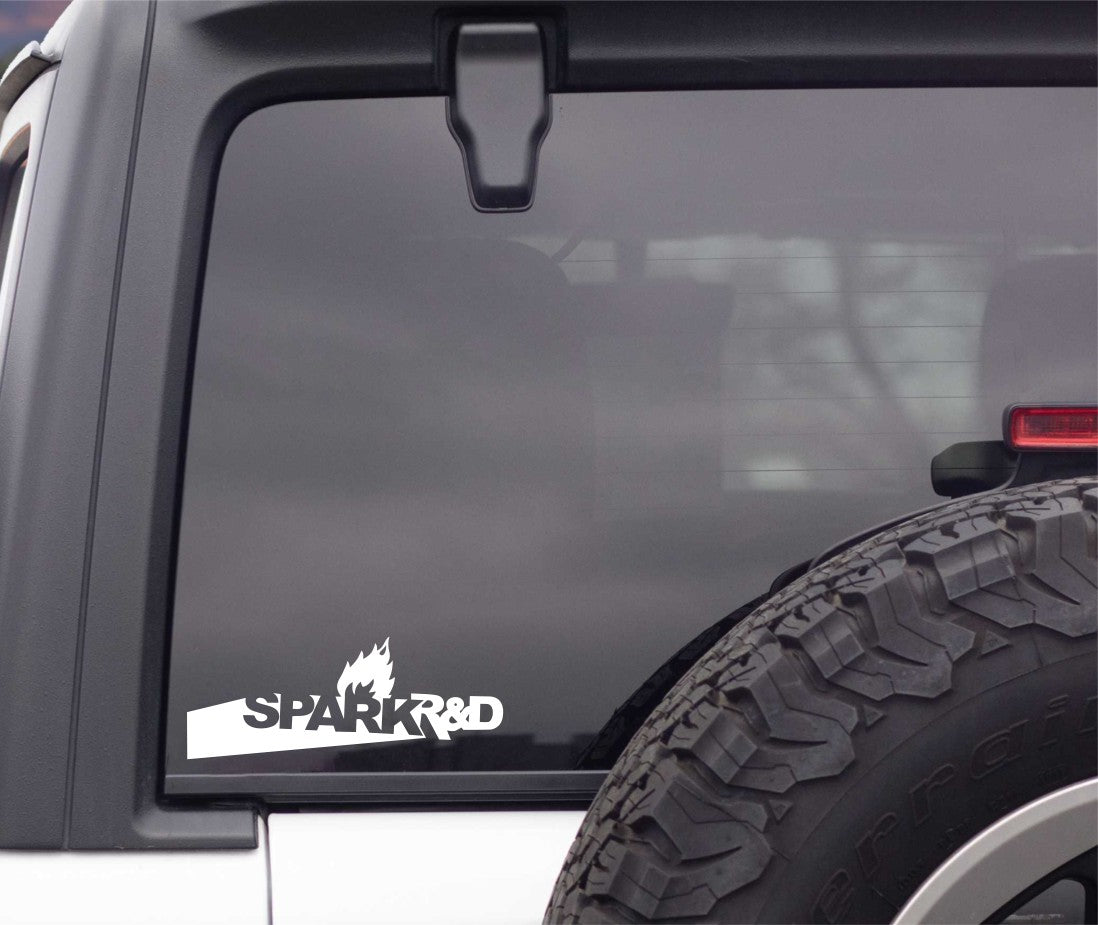 Spark R&D decal, sticker, ski snowboard decal