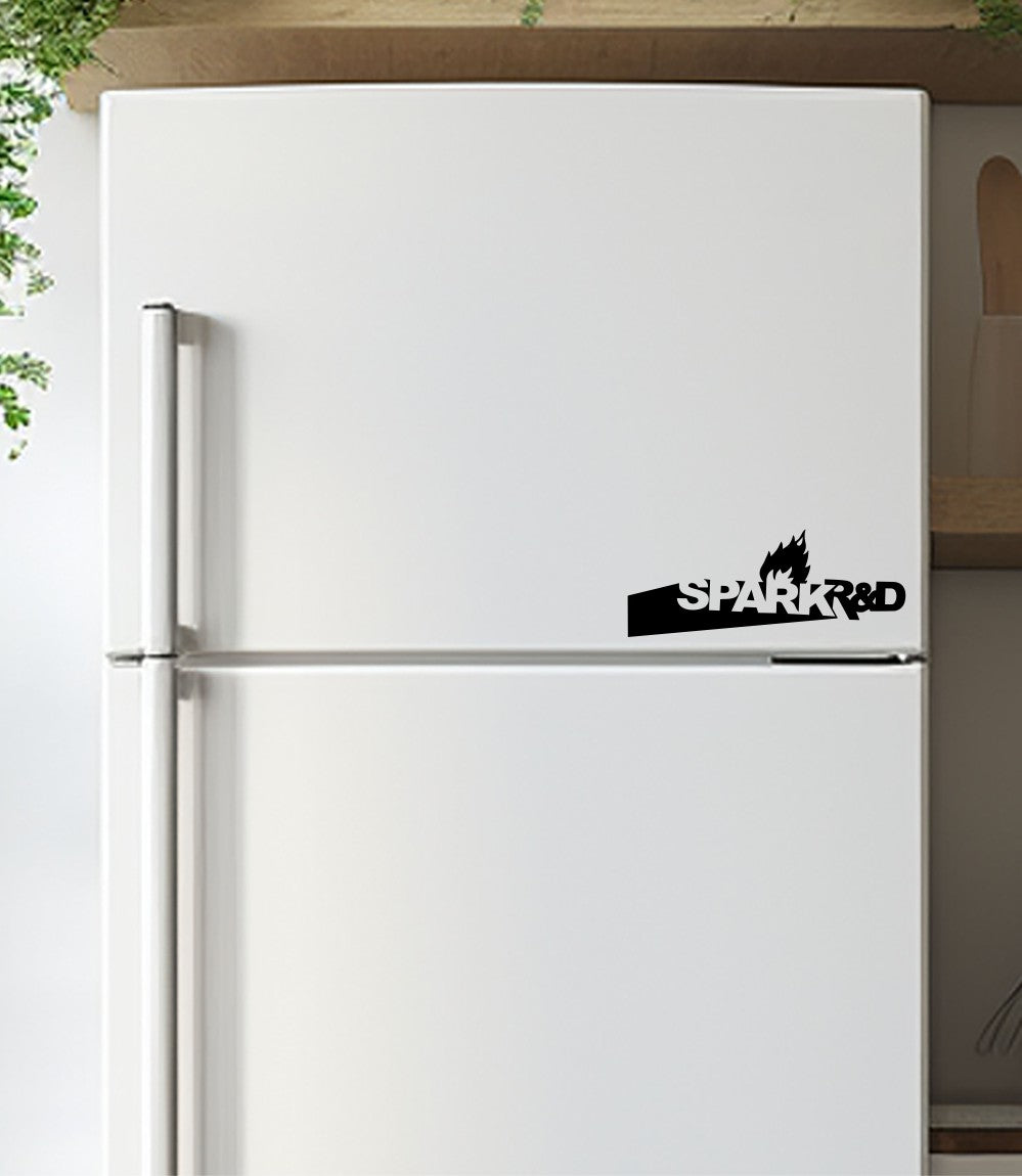 Spark R&D decal, sticker, ski snowboard decal