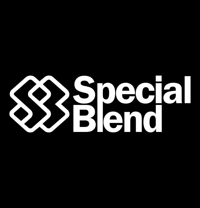 special blend decal, ski snowboard decal, car decal sticker