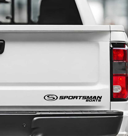 sportsman boats decal, sticker, hunting fishing decal, car sticker