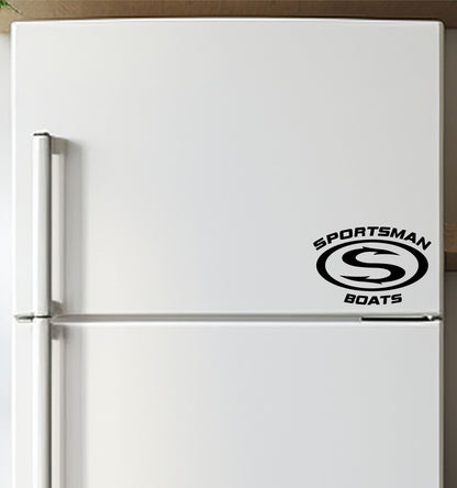 sportsman boats decal, sticker, hunting fishing decal, car sticker b