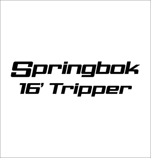 Springbok Boats 16' Tripper decal