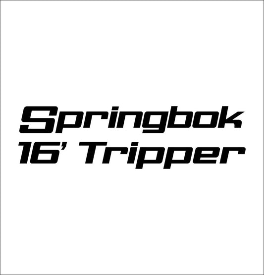 Springbok Boats 16' Tripper decal