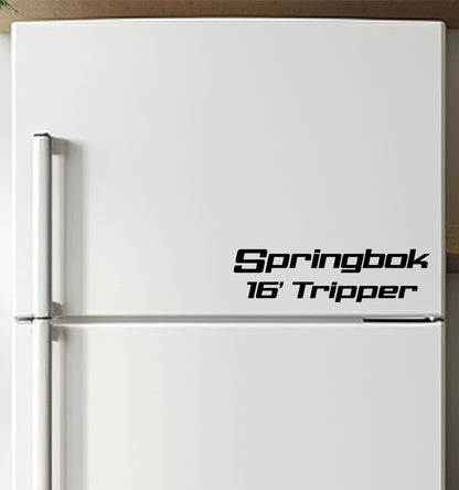 Springbok Boats 16' Tripper decal