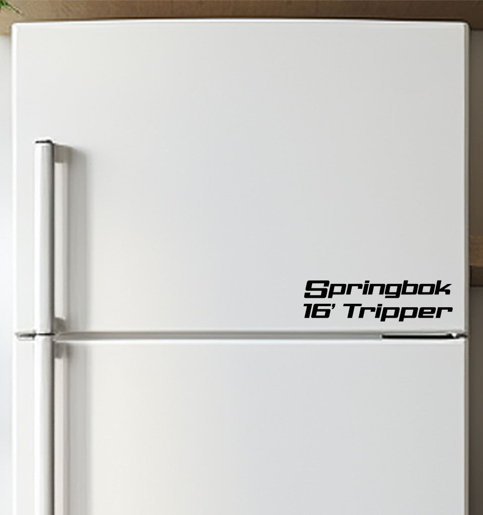 Springbok Boats 16' Tripper decal