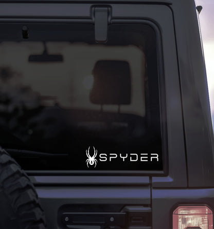 Spyder Gear decal, ski snowboard decal, car decal sticker