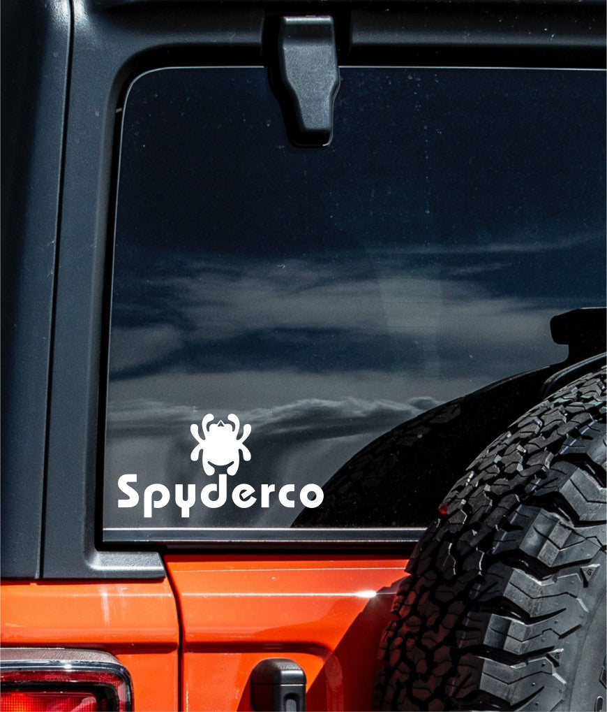 spyderco decal, sticker, hunting fishing decal, car sticker b