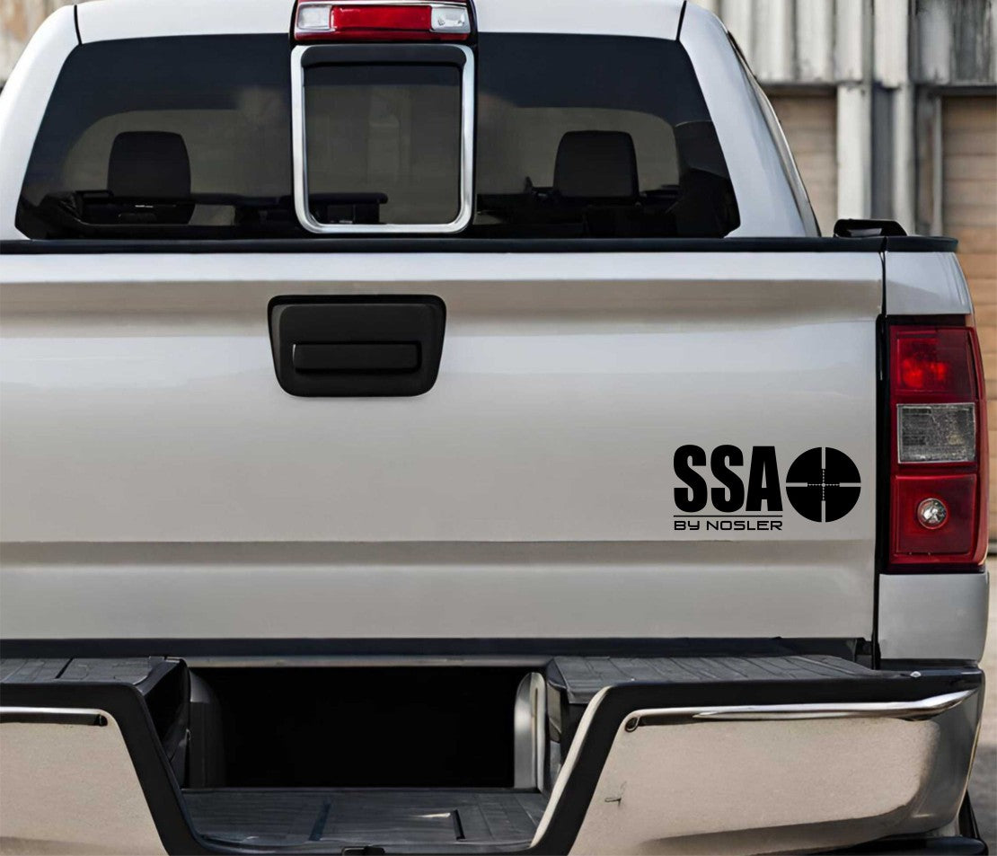 SSA by Nosler decal, firearm decal, car decal sticker