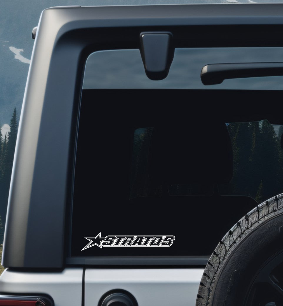 stratos boats decal, sticker, hunting fishing decal, car sticker