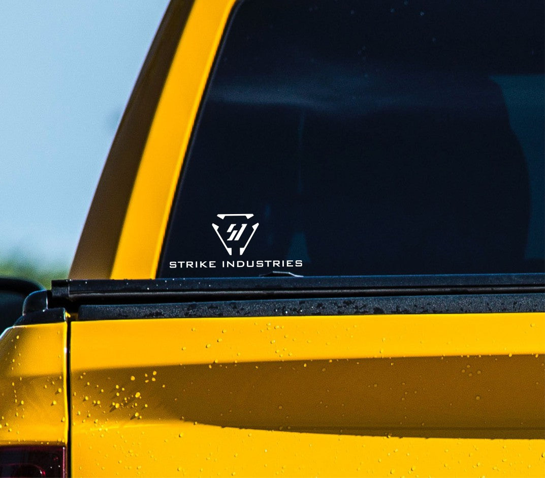Strike Industries decal, car decal, sticker