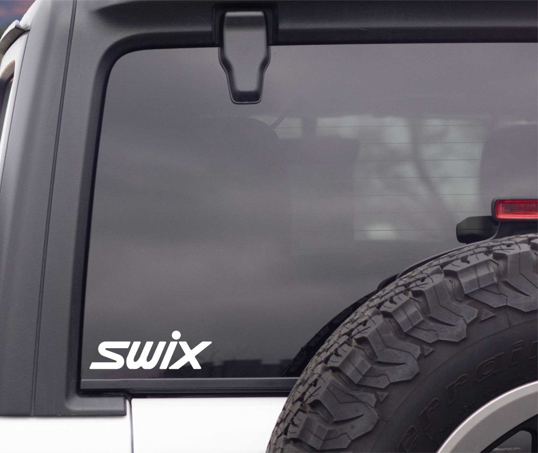 Swix Wax decal, ski snowboard decal, car decal sticker