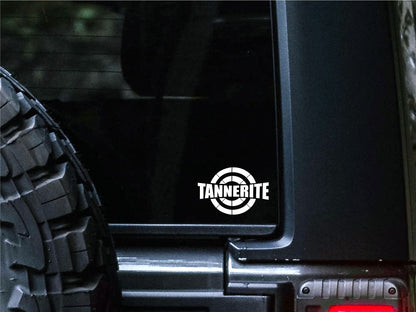 Tannerite decal, firearm decal, car decal sticker