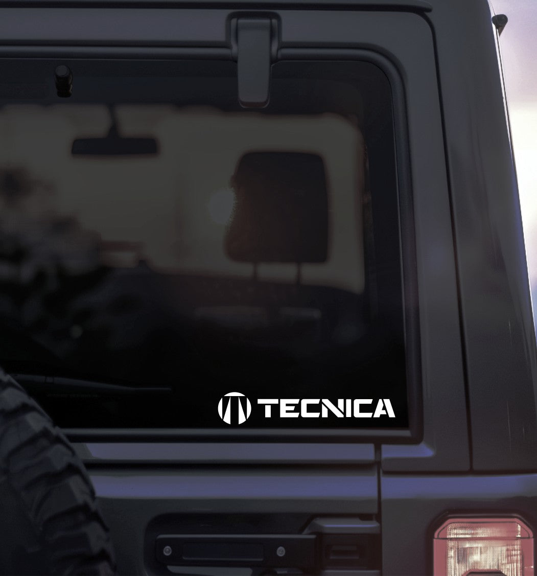Tecnica Sports decal, ski snowboard decal, car decal sticker