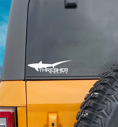 thresher boats decal, sticker, fishing hunting sticker, car decal