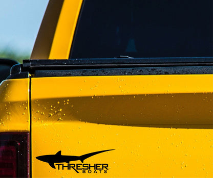 thresher boats decal, sticker, fishing hunting sticker, car decal