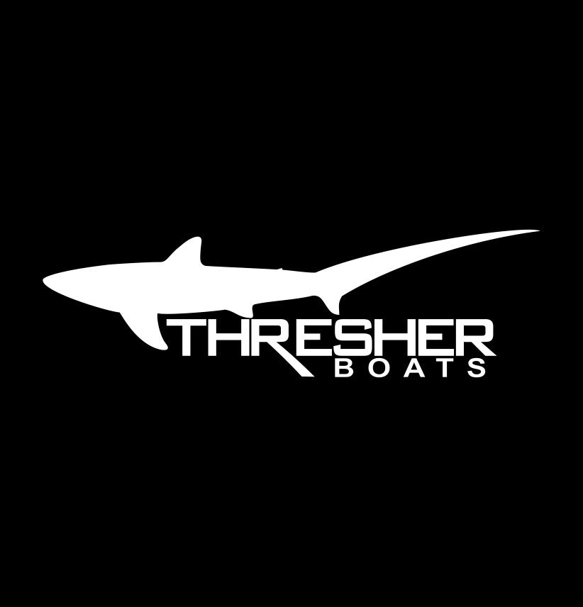 thresher boats decal, sticker, fishing hunting sticker, car decal