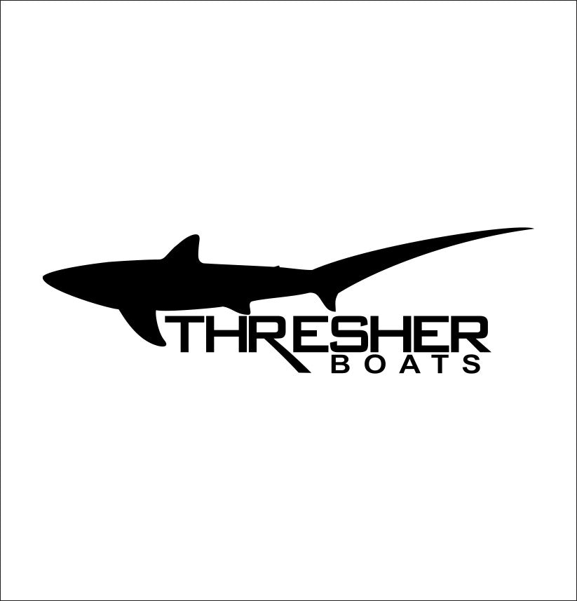 thresher boats decal, sticker, fishing hunting sticker, car decal