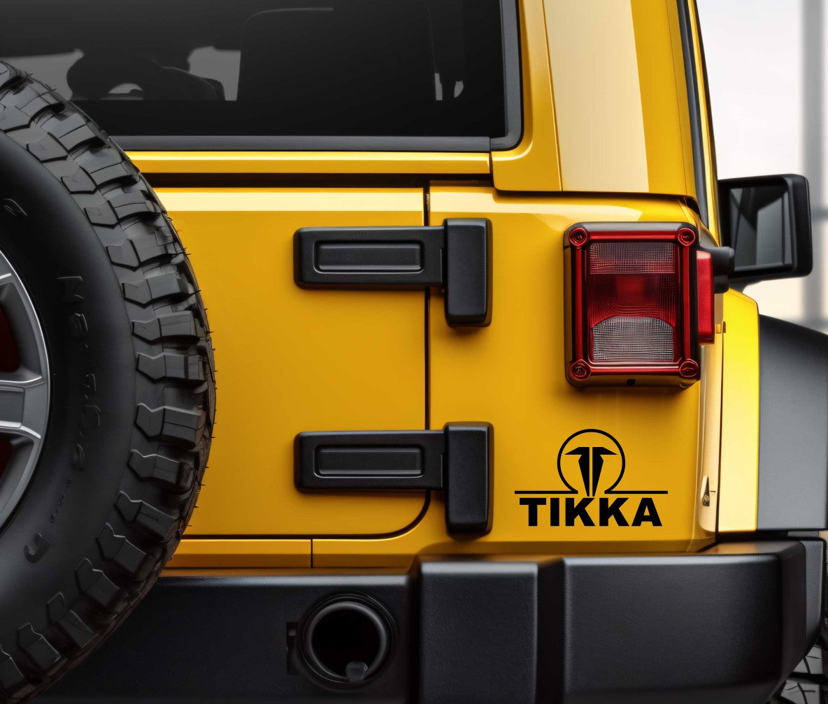 tikka decal, sticker, firearm decal
