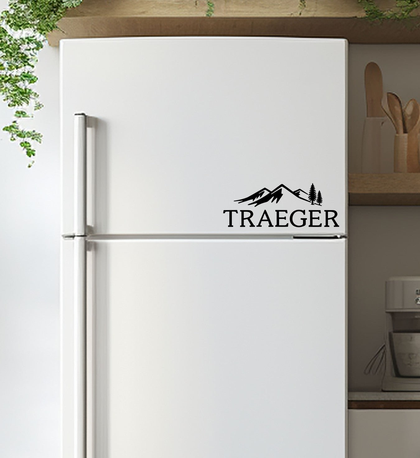 Traeger decal, barbecue, smoker decals, car decal
