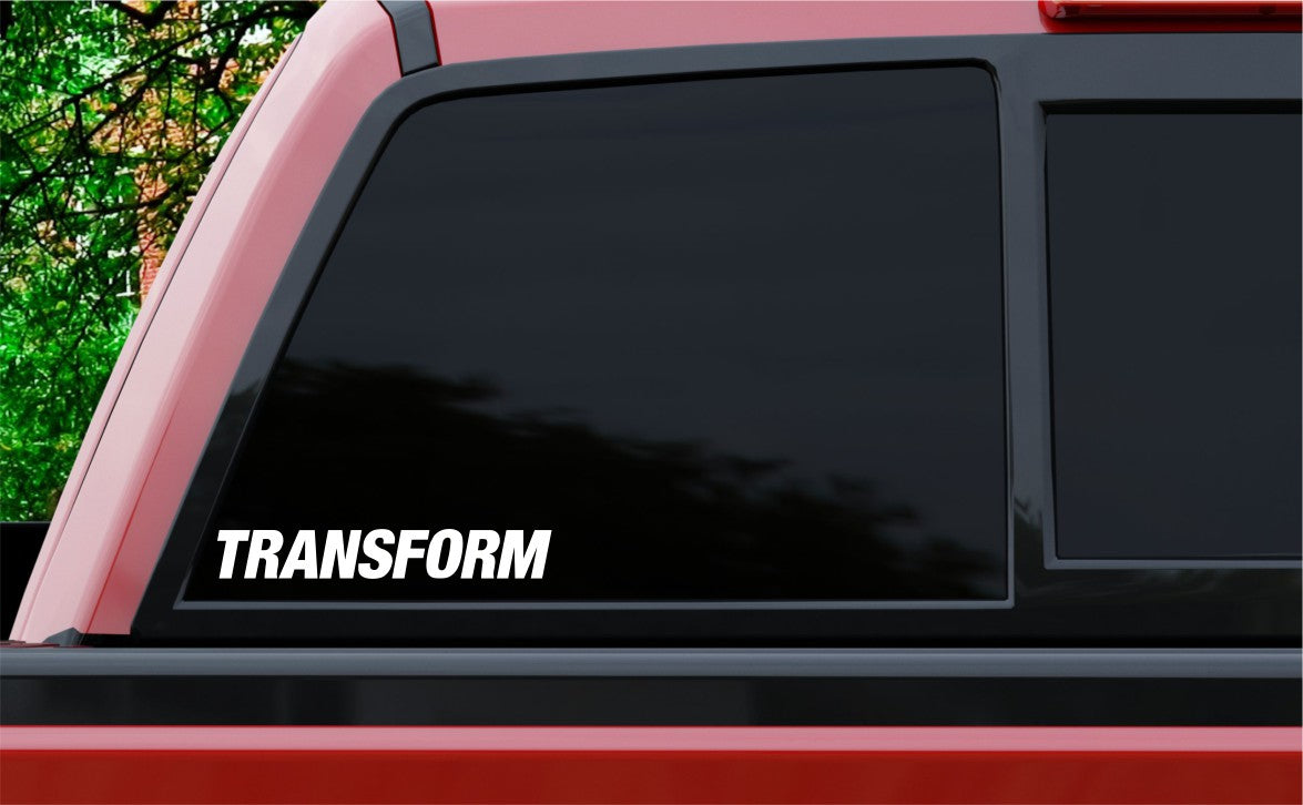 Transform Gloves decal, sticker, ski snowboard decal