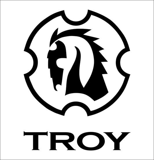 Troy Industries decal, firearm decal, car decal sticker