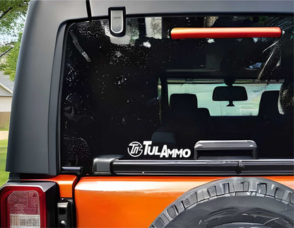 TulAmmo decal, firearm decal, car decal sticker