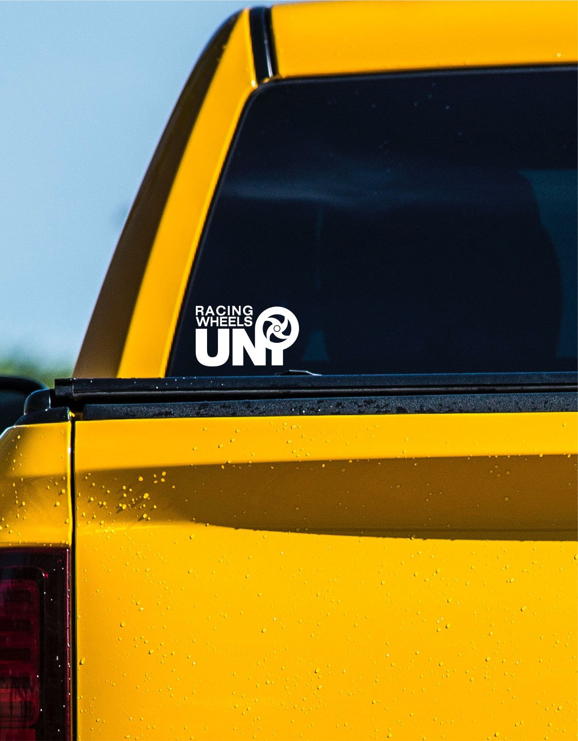Uni Racing Wheels decal, sticker
