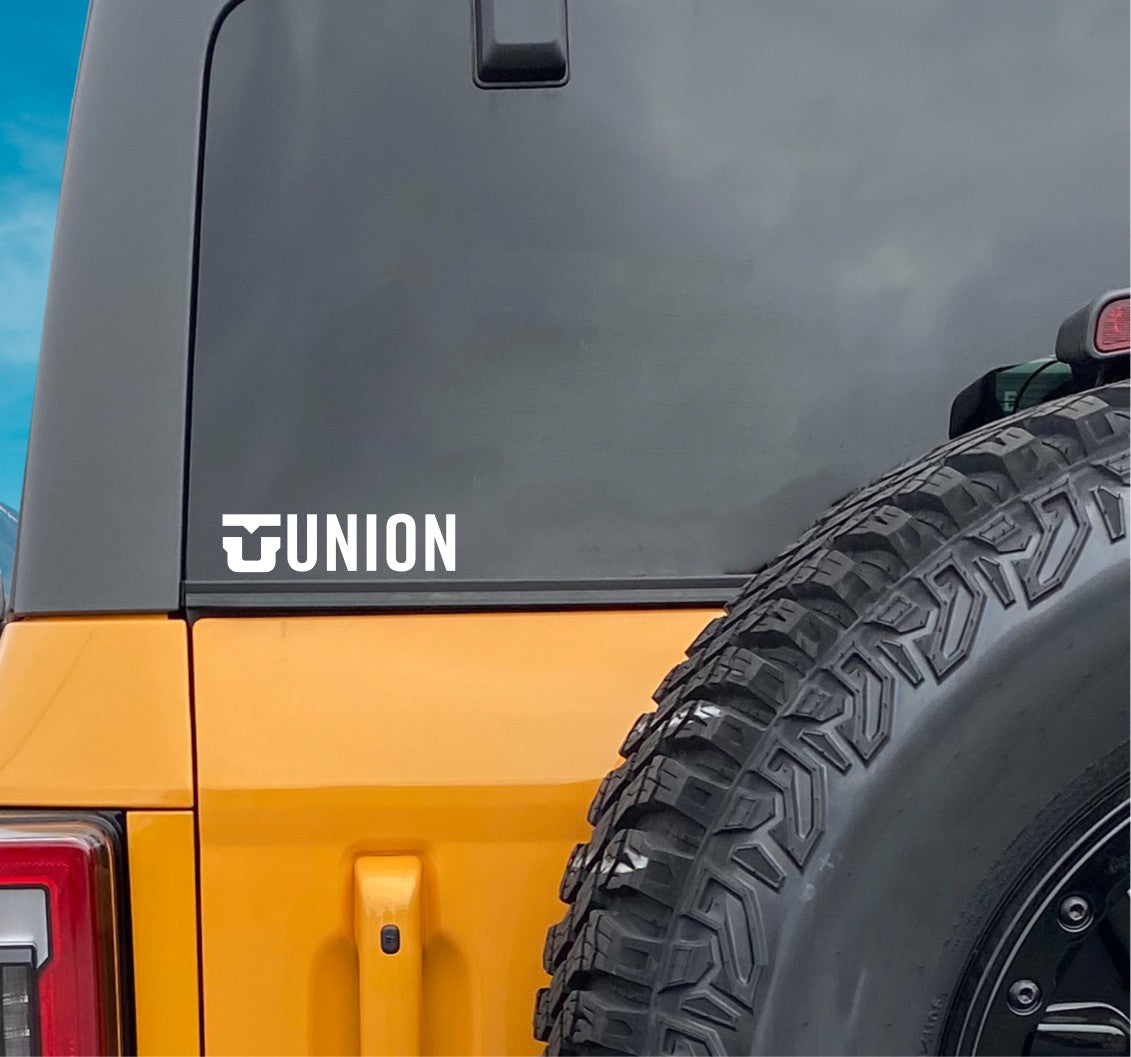 Union Bindings decal, ski snowboard decal, car decal sticker b