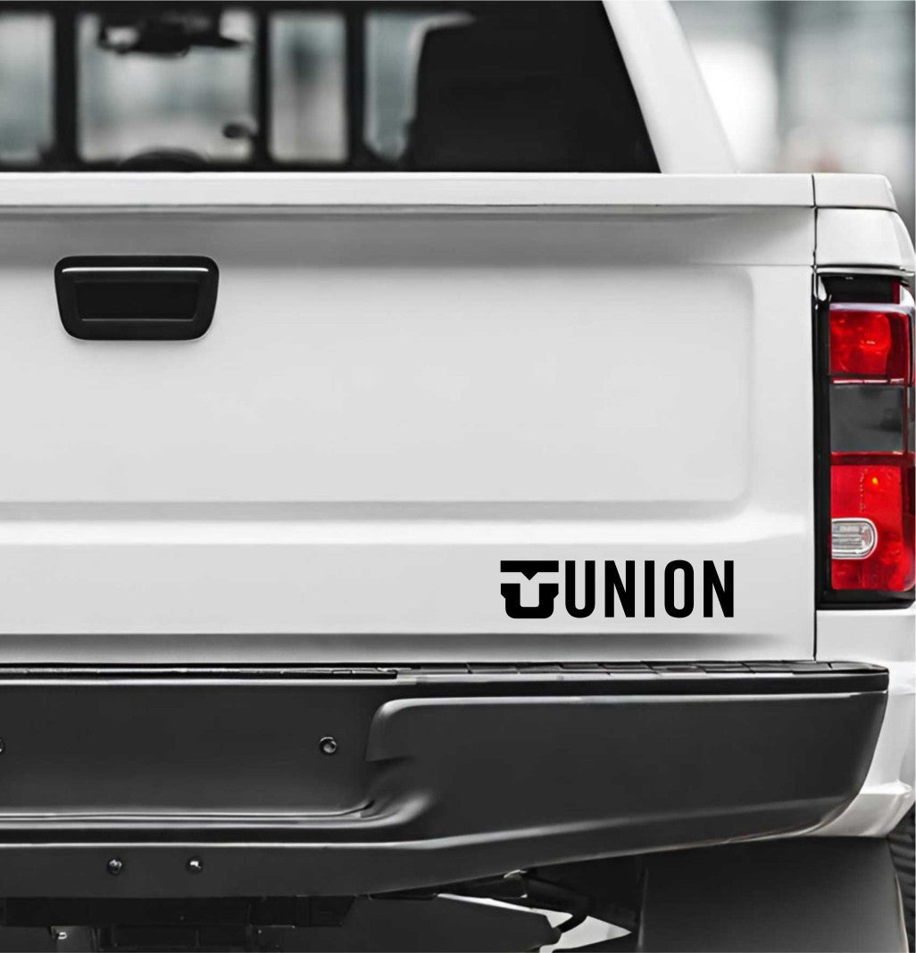 Union Bindings decal, ski snowboard decal, car decal sticker b