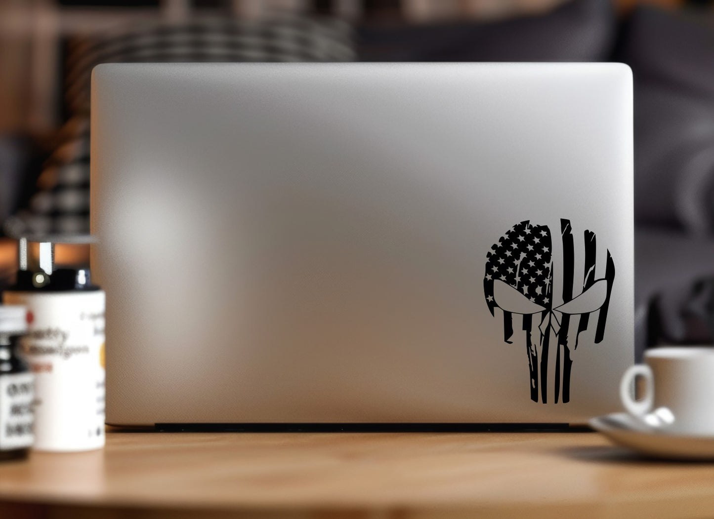 US Flag Punisher decal