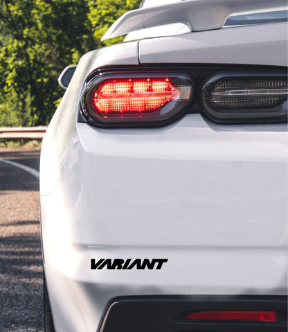 Variant Wheels decal, sticker