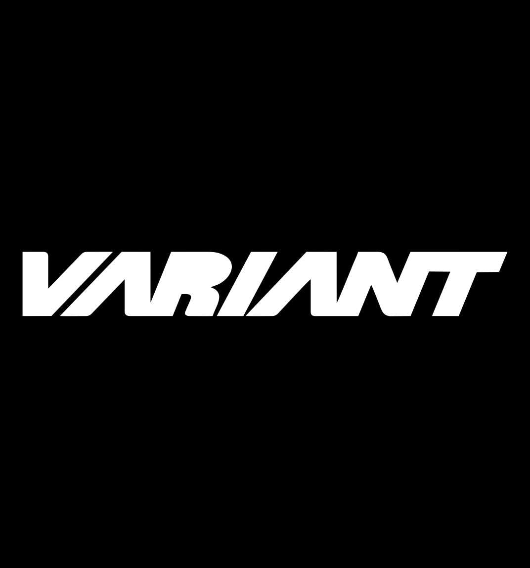 Variant Wheels decal, sticker