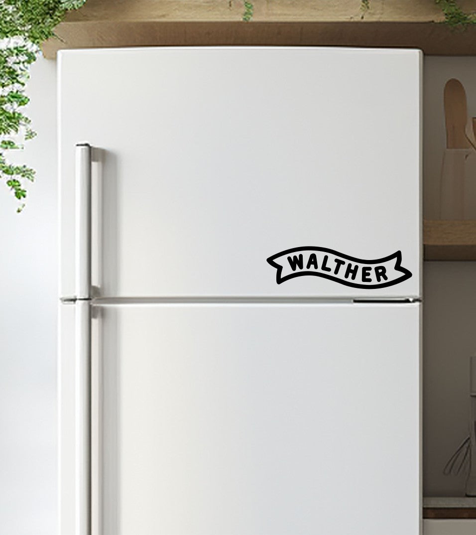 Walther decal, sticker, firearm decal