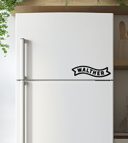 Walther decal, sticker, firearm decal