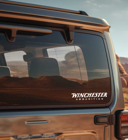 Winchester Ammunition decal, firearm decal, car decal sticker