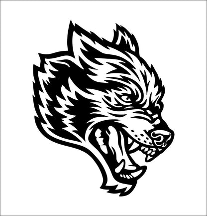 Wolf decal